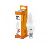 Лампа светодиодная IEK E14 5W 3000K матовая LLE-C35-5-230-30-E14