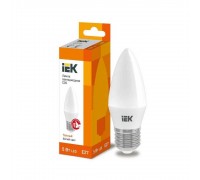 Лампа светодиодная IEK E27 5W 3000K матовая LLE-C35-5-230-30-E27