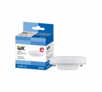 Лампа светодиодная IEK GX53 10W 6500K матовая LLE-T80-10-230-65-GX53