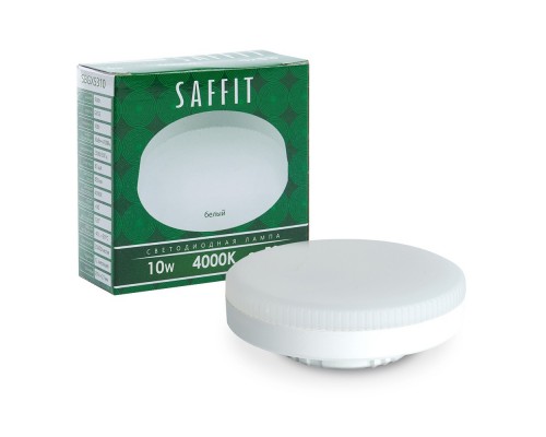 Лампа светодиодная Saffit GX53 10W 4000K матовая SBGX5310 55228