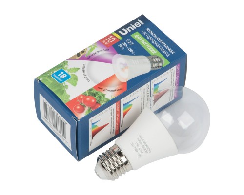 Лампа светодиодная Uniel E27 10W прозрачная LED-A60-10W/SPM3/E27/CL PLP35WH Multiplant UL-00011438