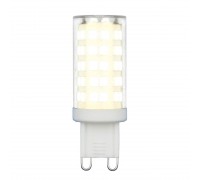 Лампа светодиодная Uniel G9 9W 3000K прозрачная LED-JCD-9W/3000K/G9/CL GLZ09TR UL-00006488