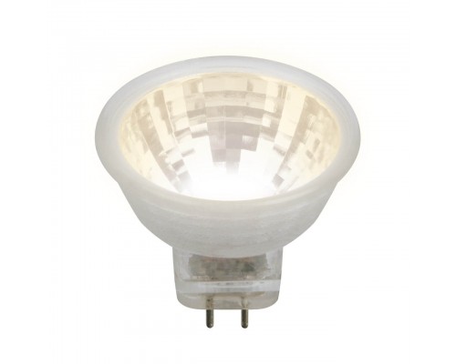 Лампа светодиодная Uniel GU4 3W 3000K прозрачная LED-MR11-3W/WW/GU4 GLZ21TR UL-00001700