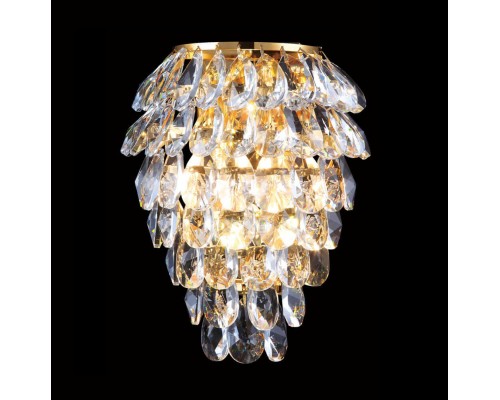 Настенный светильник Crystal Lux Charme AP3 Gold/Transparent