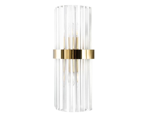 Настенный светильник Crystal Lux Sorpresa AP2 Brass/Transparente