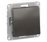 Переключатель одноклавишный проходной Schneider Electric AtlasDesign 10A 250V сталь ATN000961