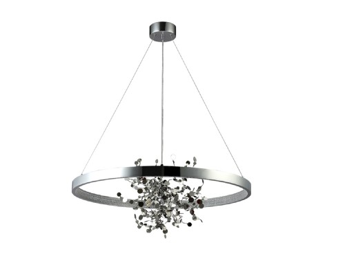 Подвесная люстра Crystal Lux GARDEN SPLED+4 D800 CHROME