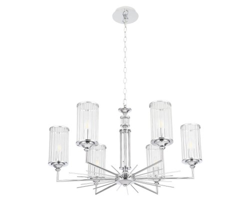 Подвесная люстра Crystal Lux Gloria SP6 Chrome