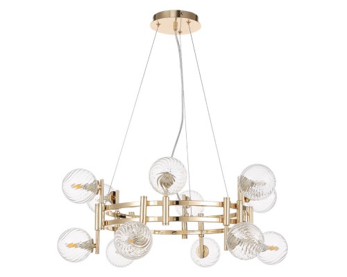 Подвесная люстра Crystal Lux Luxury SP12 Gold