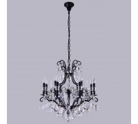 Подвесная люстра Crystal Lux Magnifico SP13 Black/Transparent