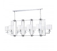 Подвесная люстра Crystal Lux Nicolas SP10 L1300 Nickel/White