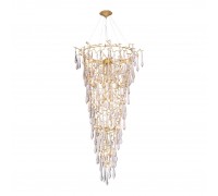 Подвесная люстра Crystal Lux Reina SP34 D1200 Gold Pearl