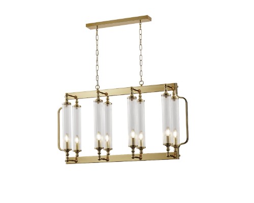 Подвесная люстра Crystal Lux TOMAS SP8 L1000 BRASS