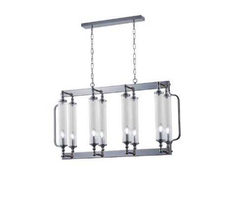 Подвесная люстра Crystal Lux TOMAS SP8 L1000 CHROME