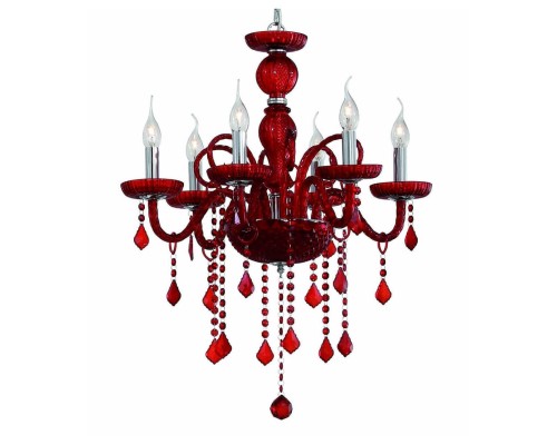 Подвесная люстра Ideal Lux Giudecca SP6 Rosso 027418