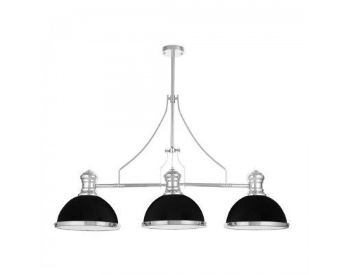 Подвесная люстра Lumina Deco Ettore LDP 710-3 BK+CHR