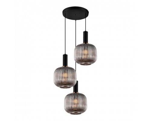 Подвесная люстра Lumina Deco Gato LDP 1217-3 GY+BK