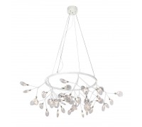 Подвесная светодиодная люстра Crystal Lux Evita SP45 D White/Transparent