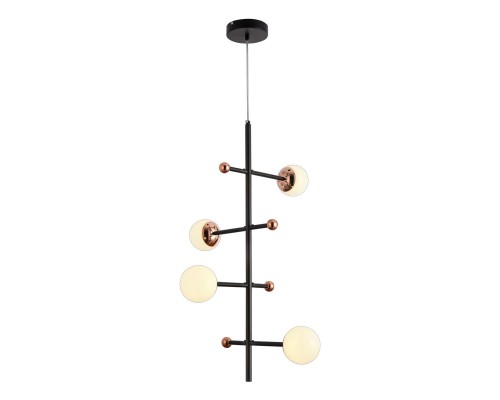 Подвесная светодиодная люстра Natali Kovaltseva Loft Led Lamps 81338 Gold Black