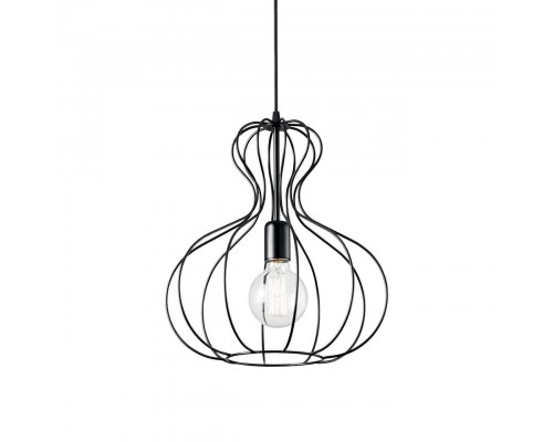 Подвесной светильник Ideal Lux Ampolla-1 SP1 Nero 148502