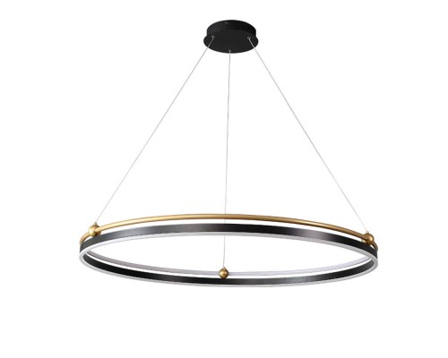 Подвесной светодиодный светильник Crystal Lux Fernando SP88W Led Black/Gold