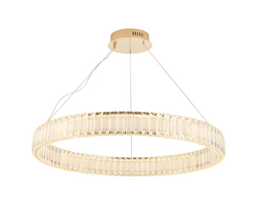 Подвесной светодиодный светильник Crystal Lux Musika SP70W Led Gold