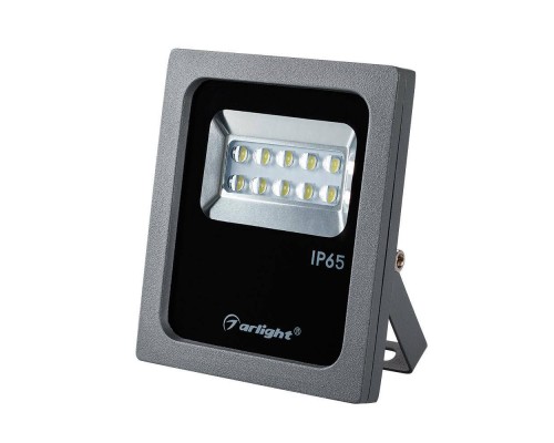 Прожектор светодиодный Arlight 10W 6400K AR-Flat-Architect-10W-220V White 022574