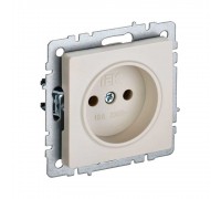 Розетка 2P IEK Brite бежевая BR-R10-10-K10