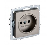 Розетка 2P IEK Brite шампань BR-R10-10-K37