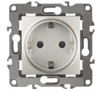 Розетка ЭРА 12 2P E Schuko со шторками 16A 250V 12-2102-15 Б0019326