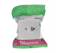 Розетка компьютерная RJ45 Schneider Electric Blanca 5e кат UTP белая BLNIA045001