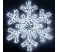 Светодиодная фигура Ardecoled Снежинка ARD-Snowflake-M11-1250x1200-604Led White 034260