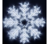 Светодиодная фигура Ardecoled Снежинка ARD-Snowflake-M8-950x950-540Led White 034254