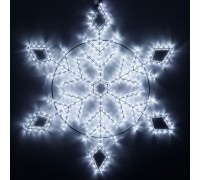 Светодиодная фигура Ardecoled Снежинка ARD-Snowflake-M9-900x900-360Led White 034256