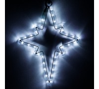 Светодиодная фигура Ardecoled Звездочка ARD-Star-M3-380X250-36Led White 034246