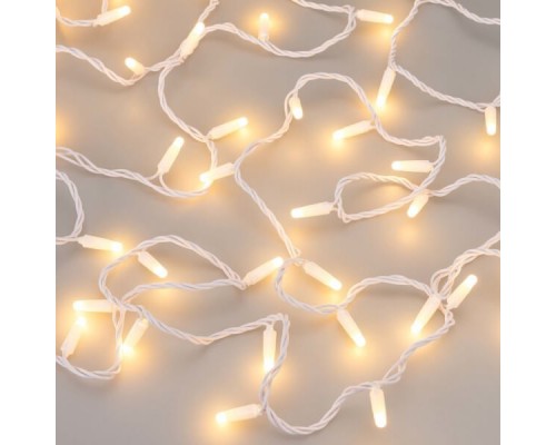 Светодиодная гирлянда Ardecoled нить 230V теплый белый ARD-String-Classic-10000-White-100Led-Milk-STD Warm 031204