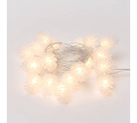 Светодиодная гирлянда Uniel шишки 220V белый ULD-S0280-020/DTA Warm White IP20 PINE CONES 09582