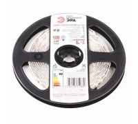 Светодиодная лента ЭРА 9,6W/m 120LED/m 2835SMD теплый белый 5M LS2835-120LED-IP20-WW-eco-5m Б0035596