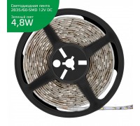 Светодиодная лента Gauss 4,8W/m 60LED/m 2835SMD зеленый 5M 355000605