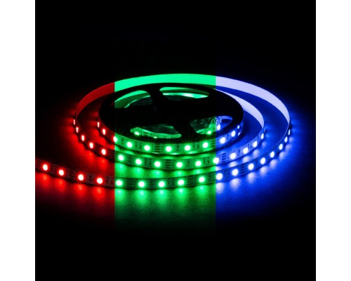 Светодиодная лента OGM 14,4W/m 60LED/m 5050SMD разноцветный (RGB) 5M LSE-271