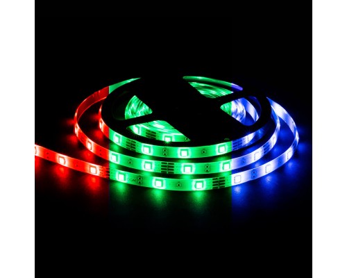 Светодиодная лента OGM 7,2W/m 30LED/m 5050SMD разноцветный (RGB) 5M LSE-284