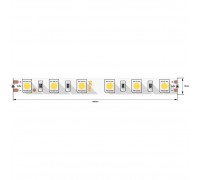 Светодиодная лента SWG 14,4W/m 60LED/m 5050SMD теплый белый 5M 006318