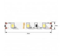 Светодиодная лента SWG 4,8W/m 60LED/m 2835SMD холодный белый 5M 007261