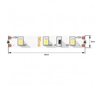 Светодиодная лента SWG 4,8W/m 60LED/m 2835SMD нейтральный белый 5M 007260