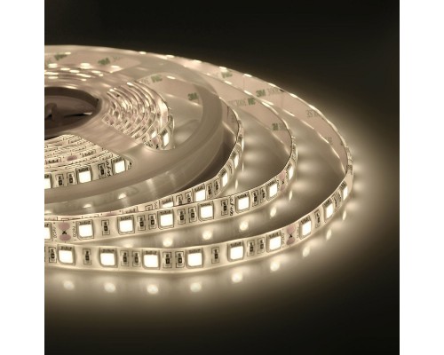 Светодиодная влагозащищенная лента Apeyron 14,4W/m 60LED/m 5050SMD теплый белый 5M 00-320