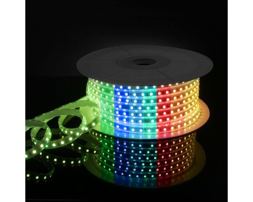 Светодиодная влагозащищенная лента Elektrostandard 11W/m 60LED/m 5050SMD RGB 50M a053641