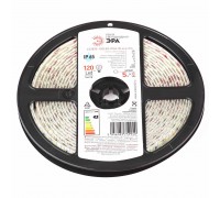 Светодиодная влагозащищенная лента ЭРА 9,6W/m 120LED/m 2835SMD белый 5M LS2835-120LED-IP65-W-eco-5m Б0035599