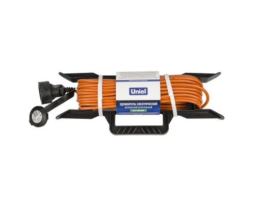 Удлинитель Uniel 1гн х 10м б/з UG /UCK-1N/2x0,75/10M/F IP44 Orange UL-00009864