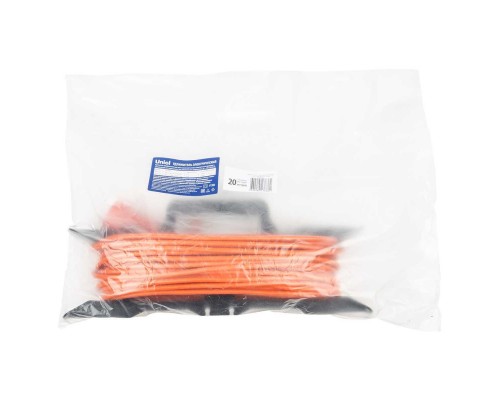 Удлинитель Uniel Ultra 1гн х 20м б/з YX10-101 /UCK-1N/2x1,00/20M/F Orange UL-00010800