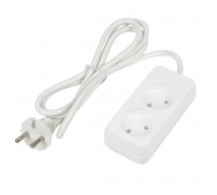 Удлинитель Uniel Ultra 2гн х 1,5м б/з S-CU2-1,5 White UL-00009975